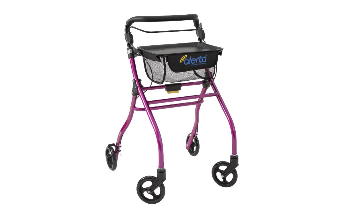 Alerta Four-Wheeled Aluminium Lightweight Indoor Rollator